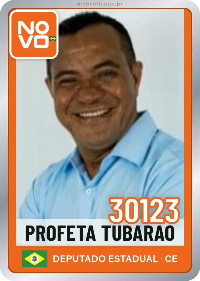 Carta de Profeta Tubarão, número 30123, Novo