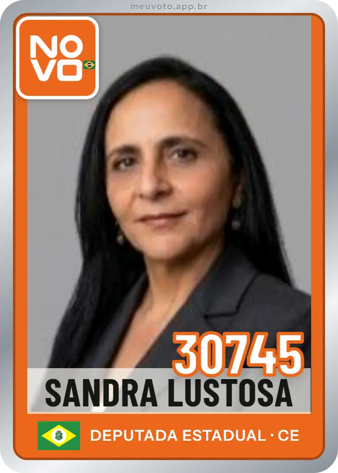 Carta de Sandra Lustosa, número 30745, Novo