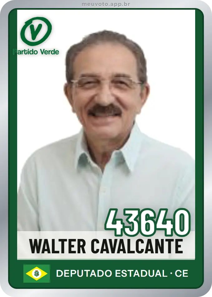 Carta de Walter Cavalcante, número 43640, PV