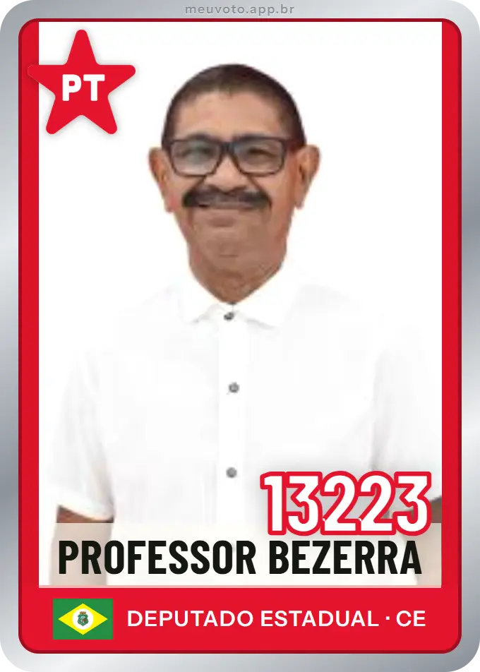 Carta de Professor Bezerra, número 13223, PT