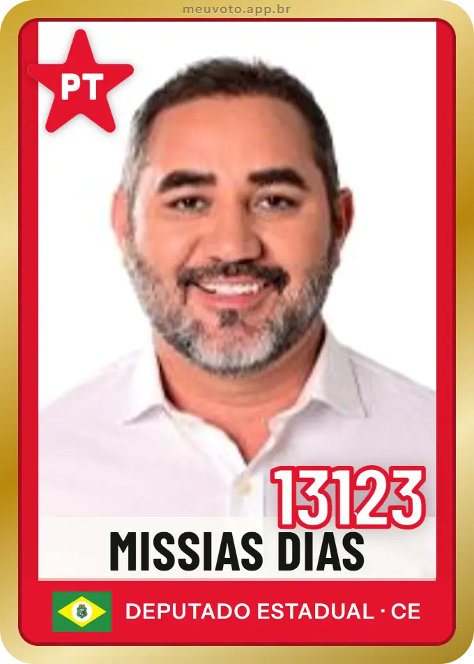 Carta de Missias Dias, número 13123, PT