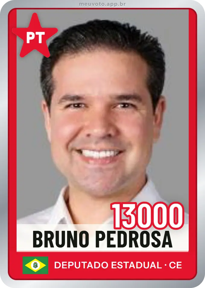 Carta de Bruno Pedrosa, número 13000, PT