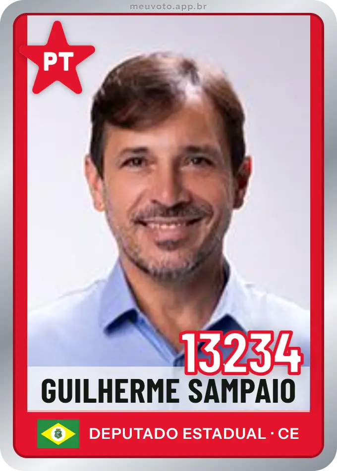 Carta de Guilherme Sampaio, número 13234, PT