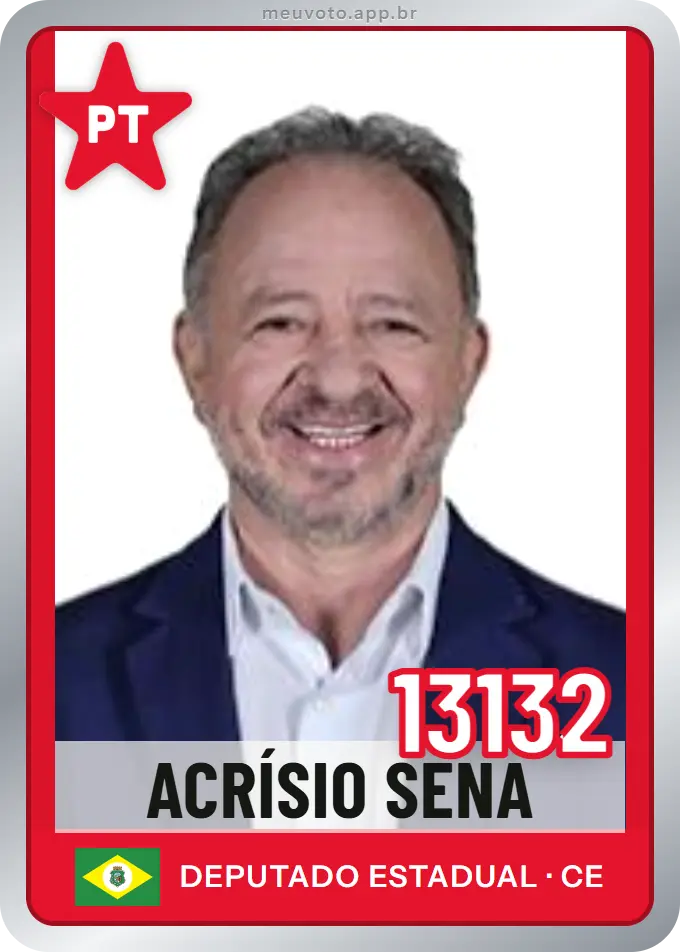 Carta de Acrísio Sena, número 13132, PT