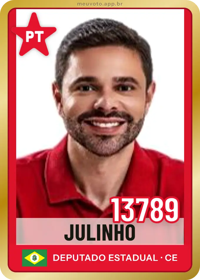 Carta de Julinho, número 13789, PT