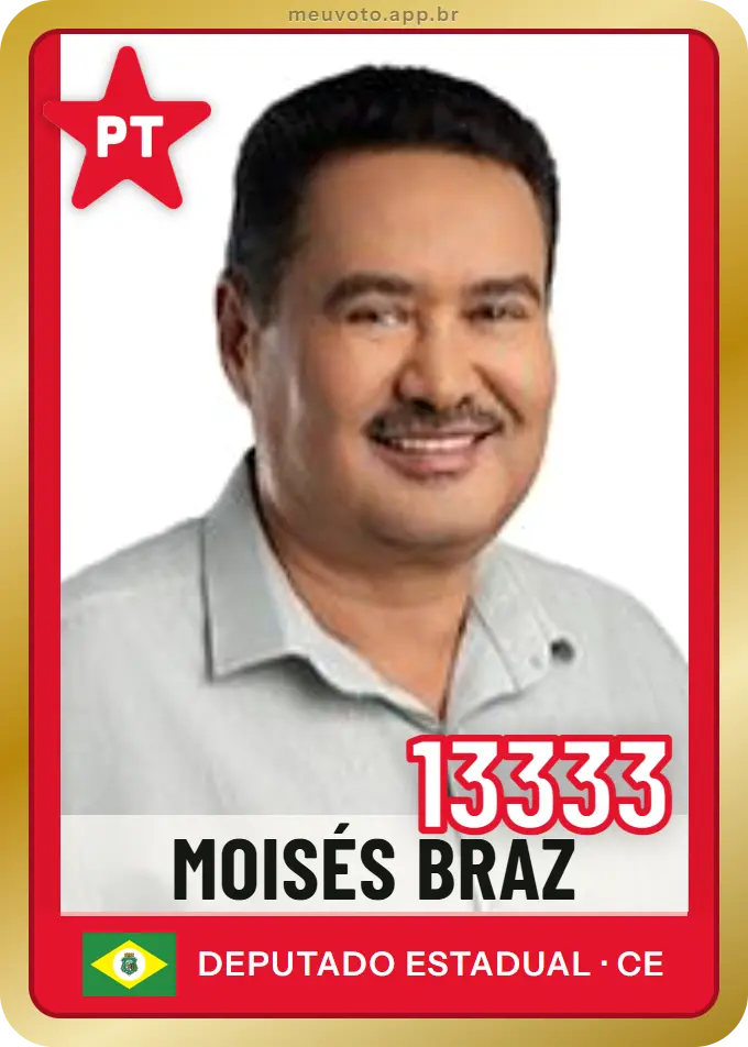 Carta de Moisés Braz, número 13333, PT