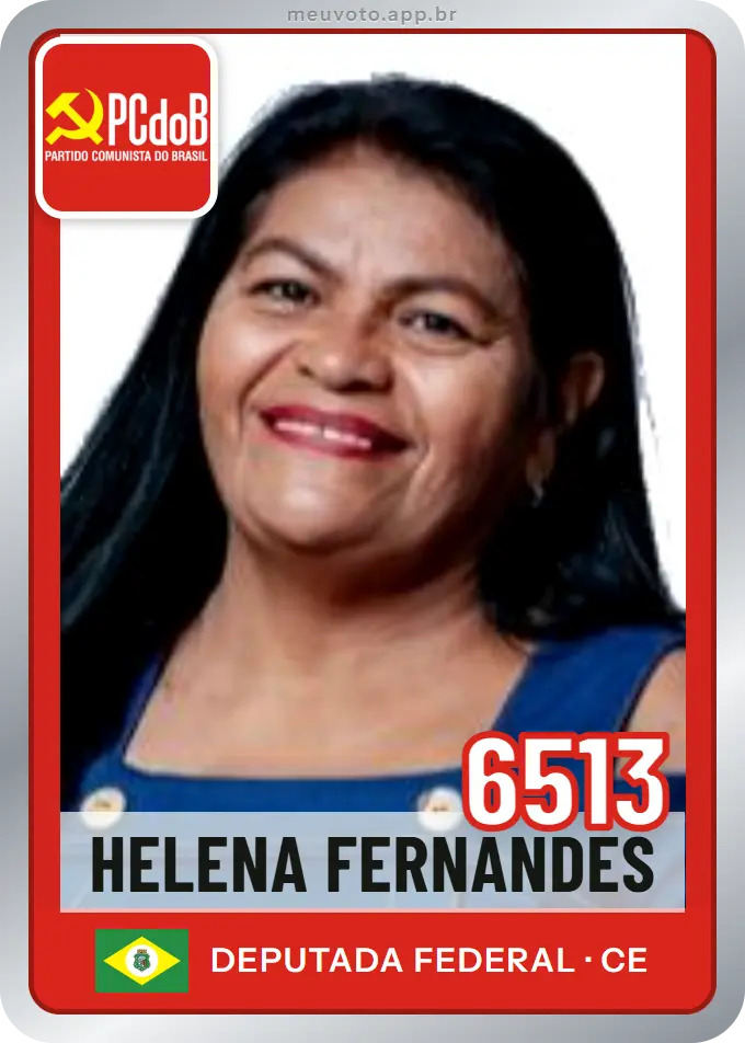 Carta de Helena Fernandes, número 6513, PCdoB