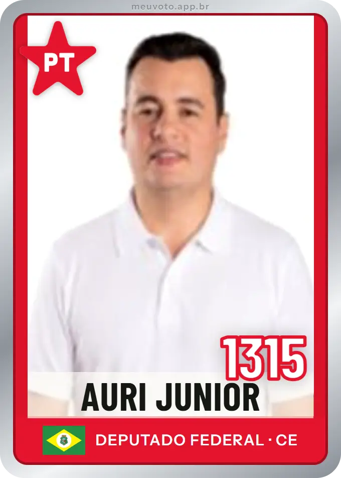 Carta de Auri Junior, número 1315, PT