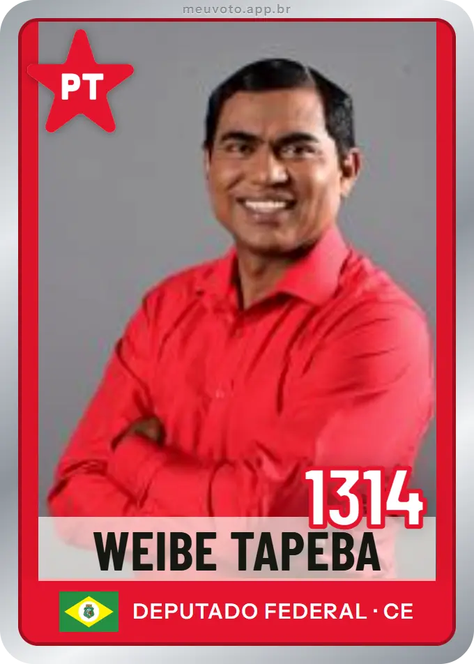 Carta de Weibe Tapeba, número 1314, PT