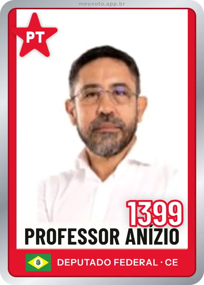 Carta de Professor Anízio, número 1399, PT