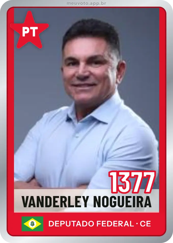 Carta de Vanderley Nogueira, número 1377, PT
