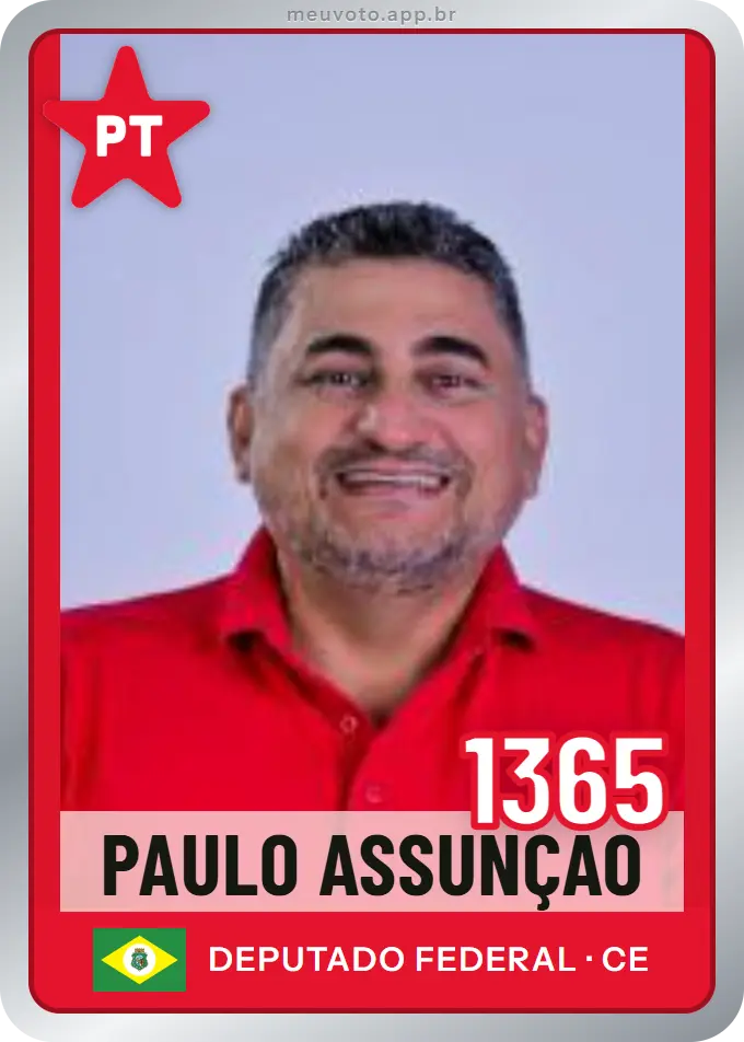 Carta de Paulo Assunção, número 1365, PT