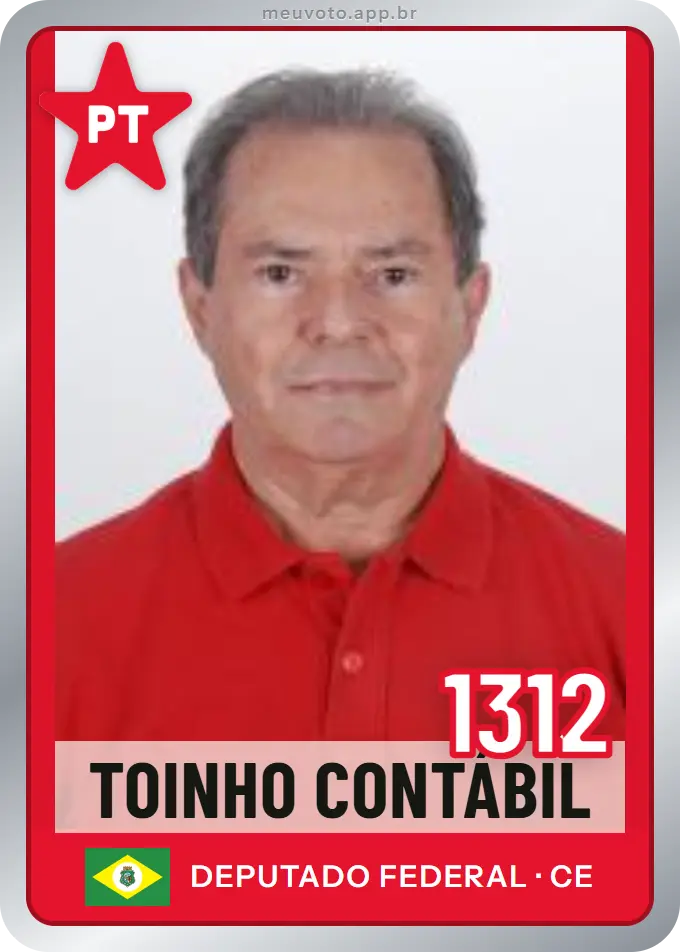 Carta de Toinho Contábil, número 1312, PT