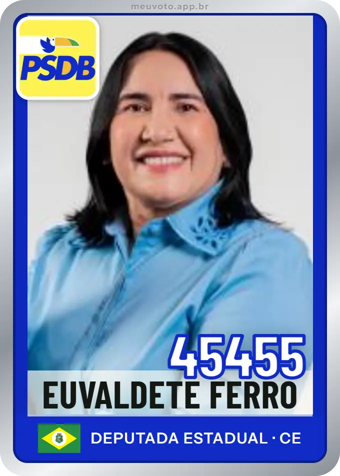 Carta de Euvaldete Ferro, número 45455, PSDB