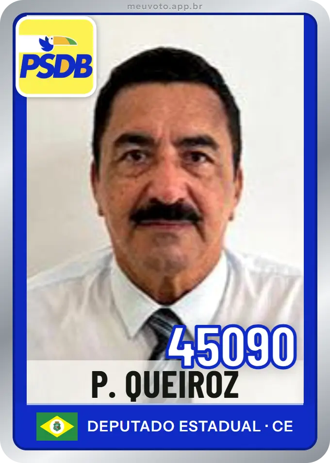 Carta de P. Queiroz, número 45090, PSDB