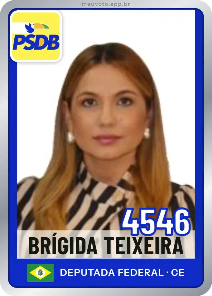 Carta de Brígida Teixeira, número 4546, PSDB