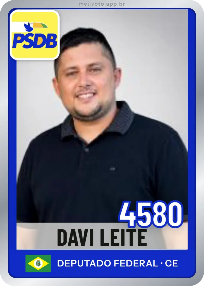 Carta de Davi Leite, número 4580, PSDB