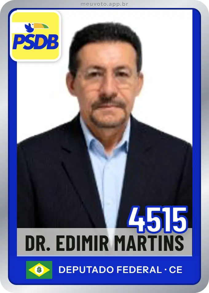 Carta de Dr. Edimir Martins, número 4515, PSDB