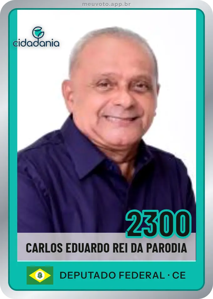 Carta de Carlos Eduardo Rei da Parodia, número 2300, Cidadania