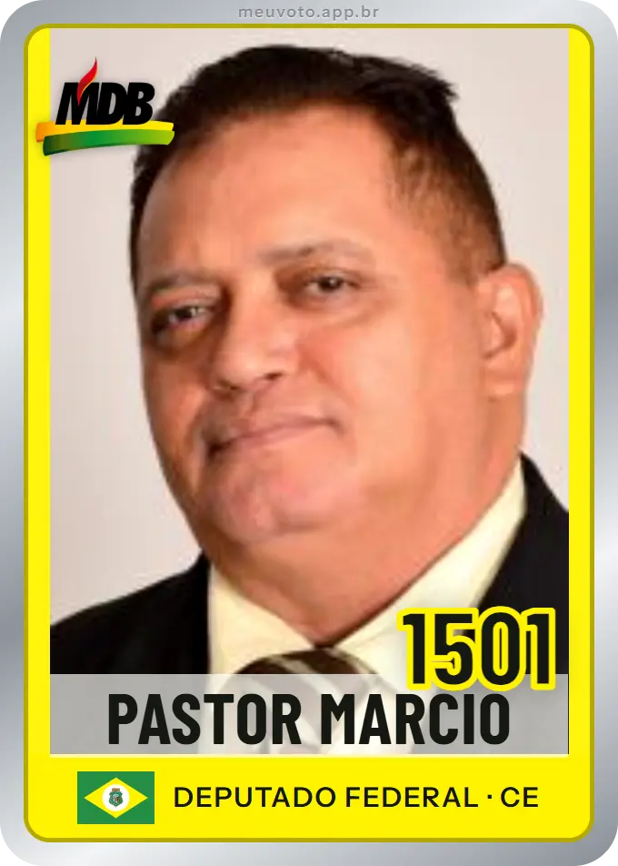 Carta de Pastor Marcio, número 1501, MDB