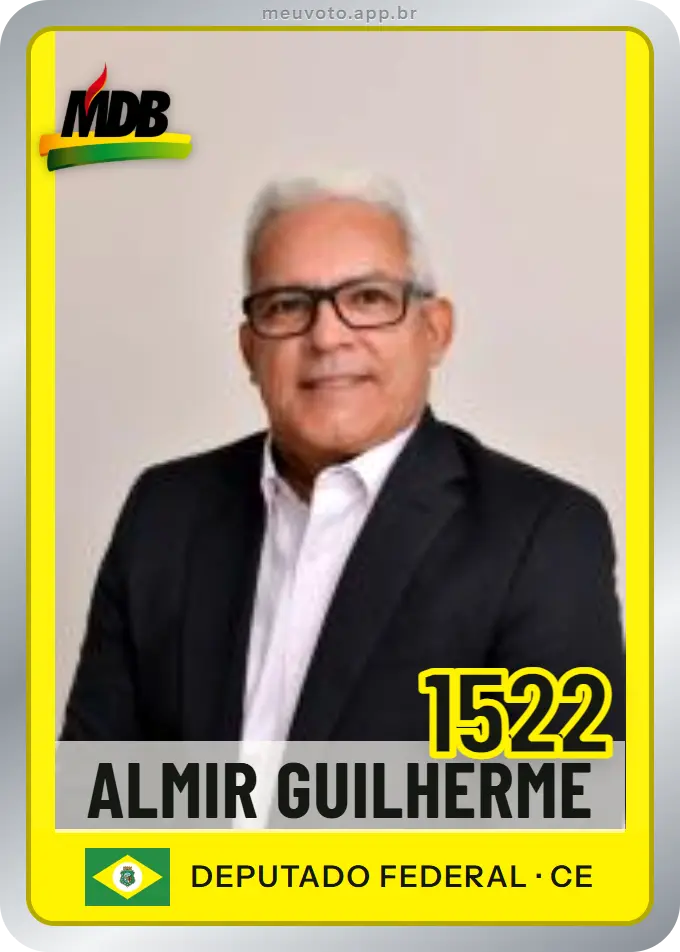Carta de Almir Guilherme, número 1522, MDB
