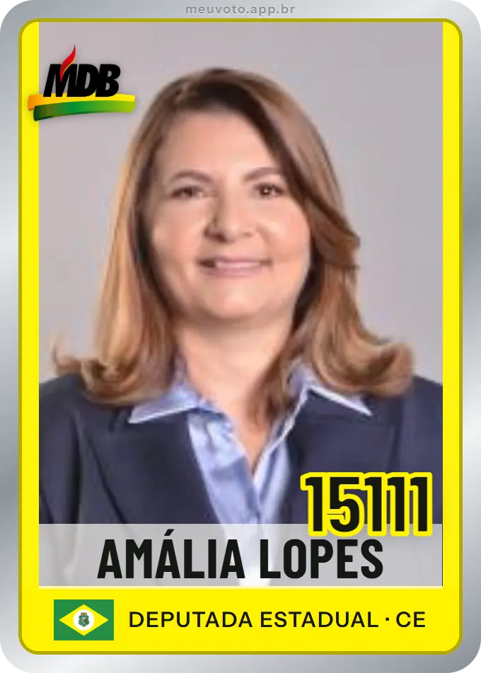 Carta de Amália Lopes, número 15111, MDB