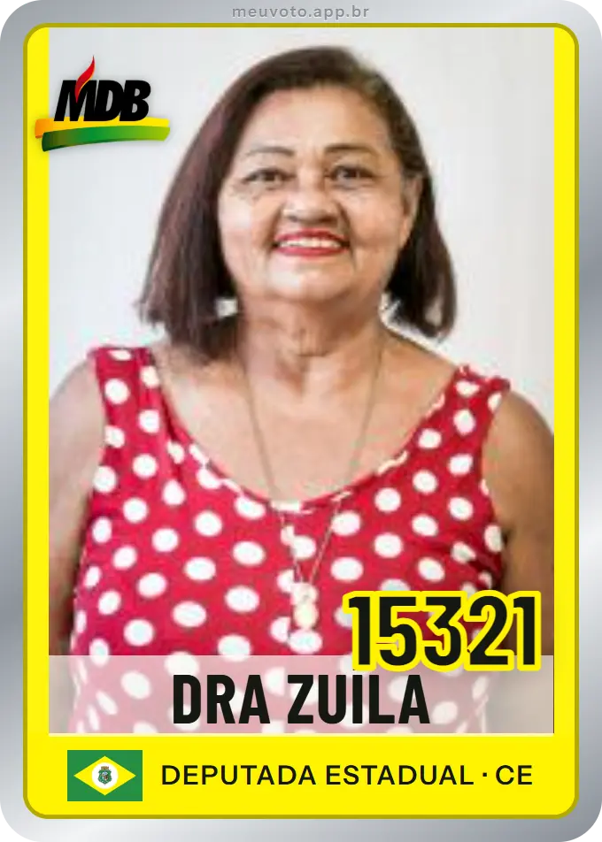 Carta de Dra Zuíla, número 15321, MDB