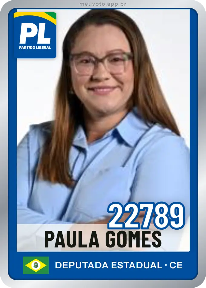Carta de Paula Gomes, número 22789, PL
