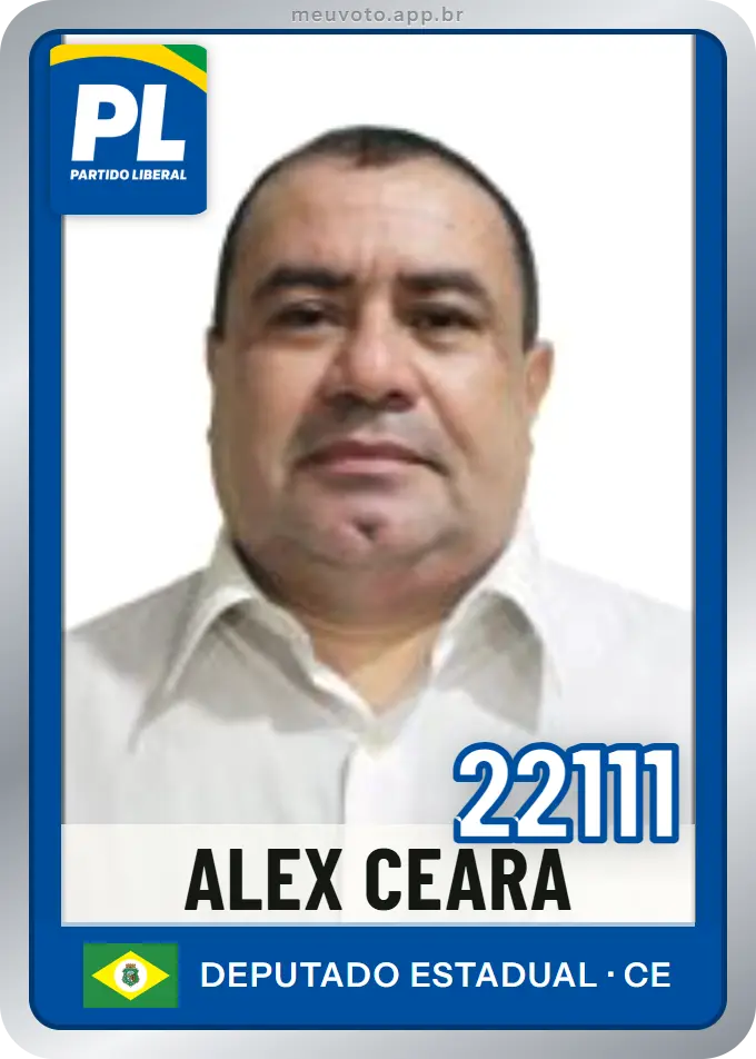 Carta de Alex Ceara, número 22111, PL