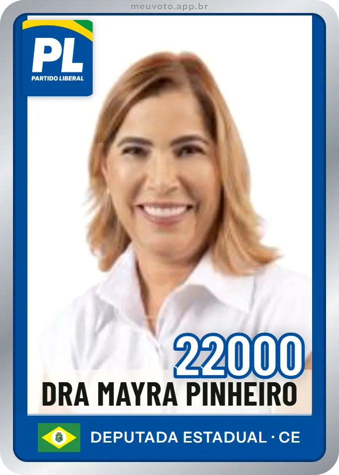 Carta de Dra Mayra Pinheiro, número 22000, PL