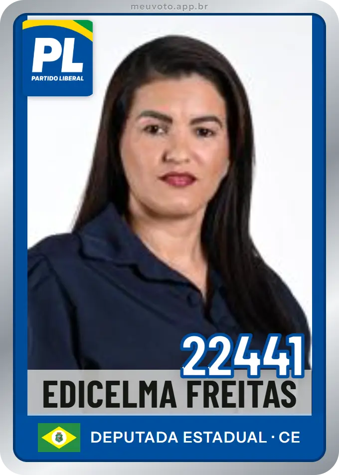 Carta de Edicelma Freitas, número 22441, PL