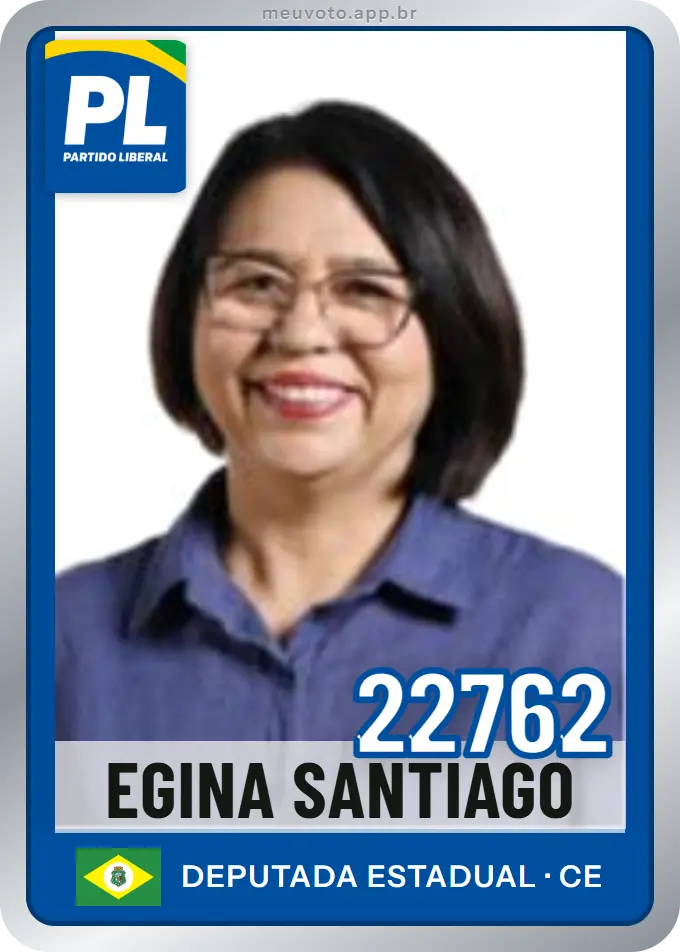 Carta de Egina Santiago, número 22762, PL