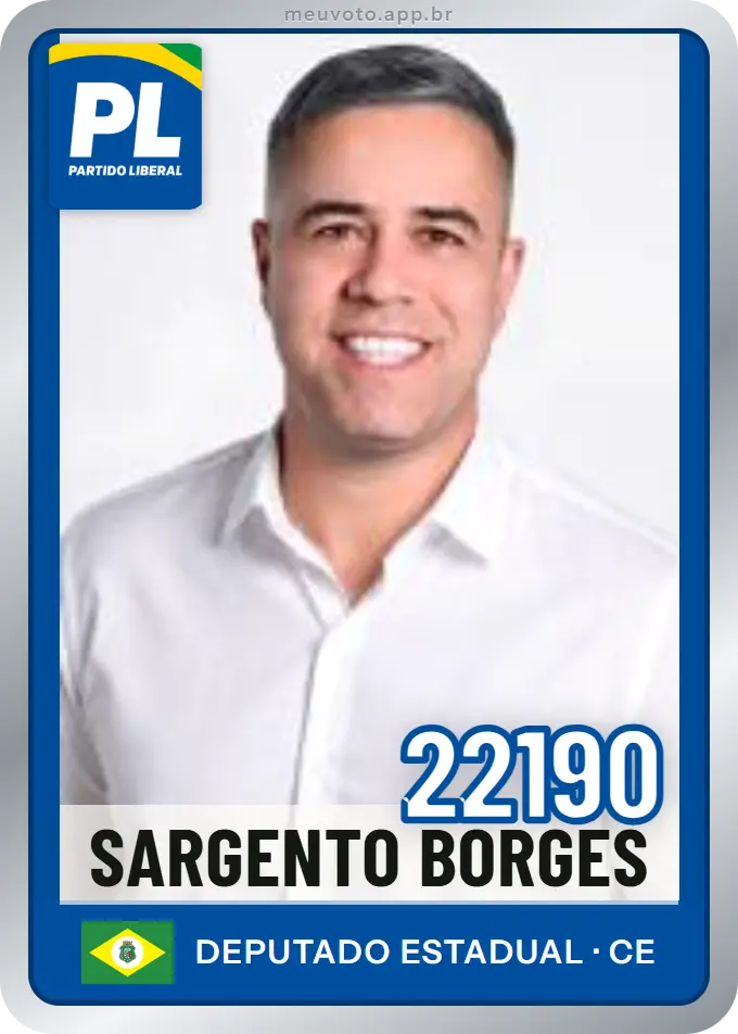 Carta de Sargento Borges, número 22190, PL