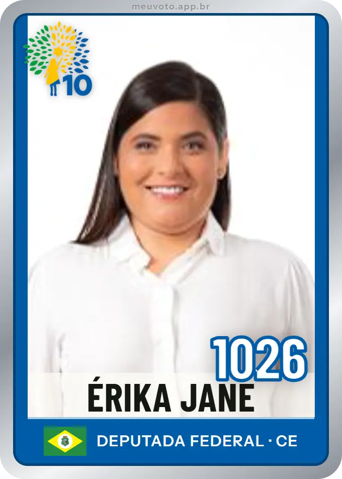 Carta de Érika Jane, número 1026, Republicanos
