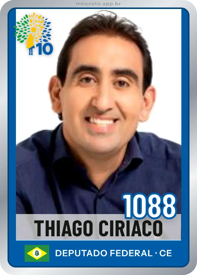 Carta de Thiago Ciriaco, número 1088, Republicanos