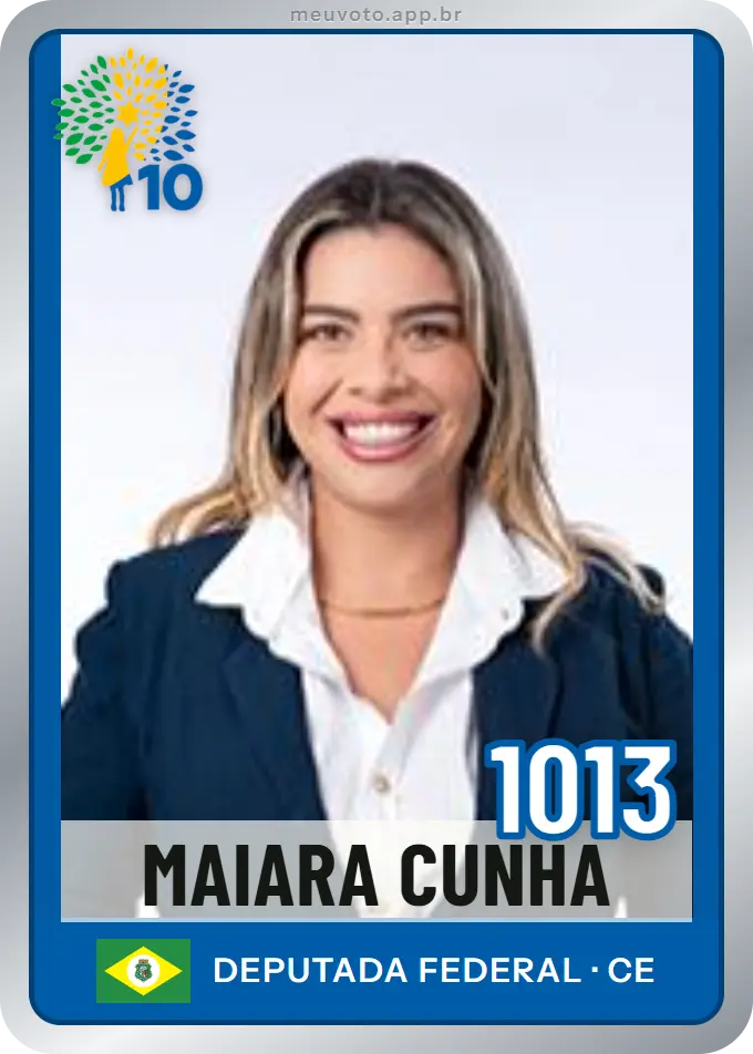 Carta de Maiara Cunha, número 1013, Republicanos
