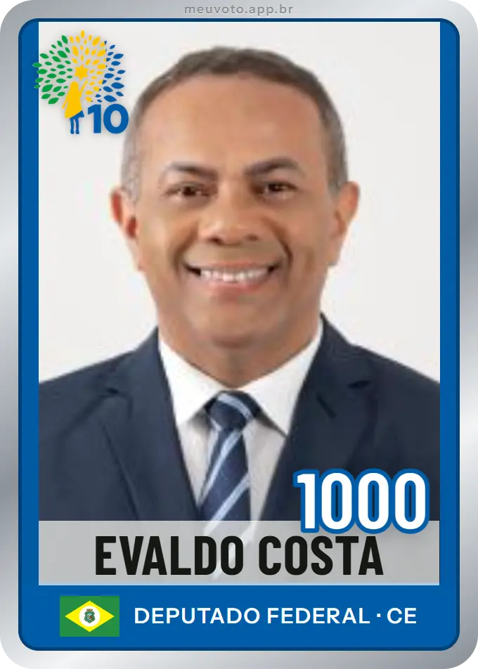Carta de Evaldo Costa, número 1000, Republicanos