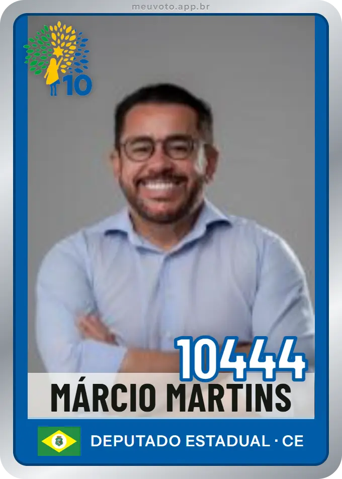 Carta de Márcio Martins, número 10444, Republicanos