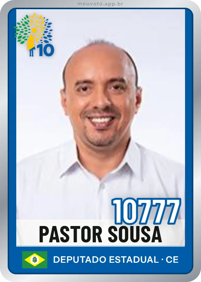 Carta de Pastor Sousa, número 10777, Republicanos