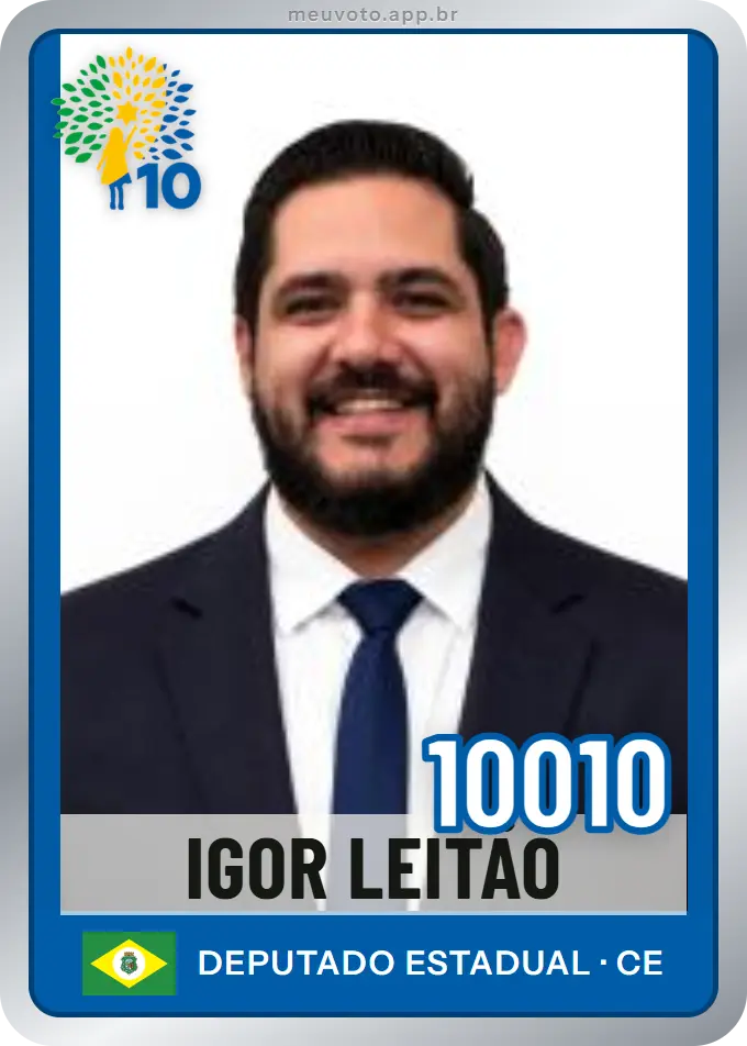 Carta de Igor Leitão, número 10010, Republicanos