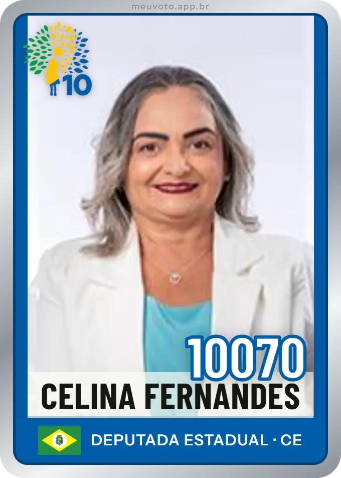 Carta de Celina Fernandes, número 10070, Republicanos
