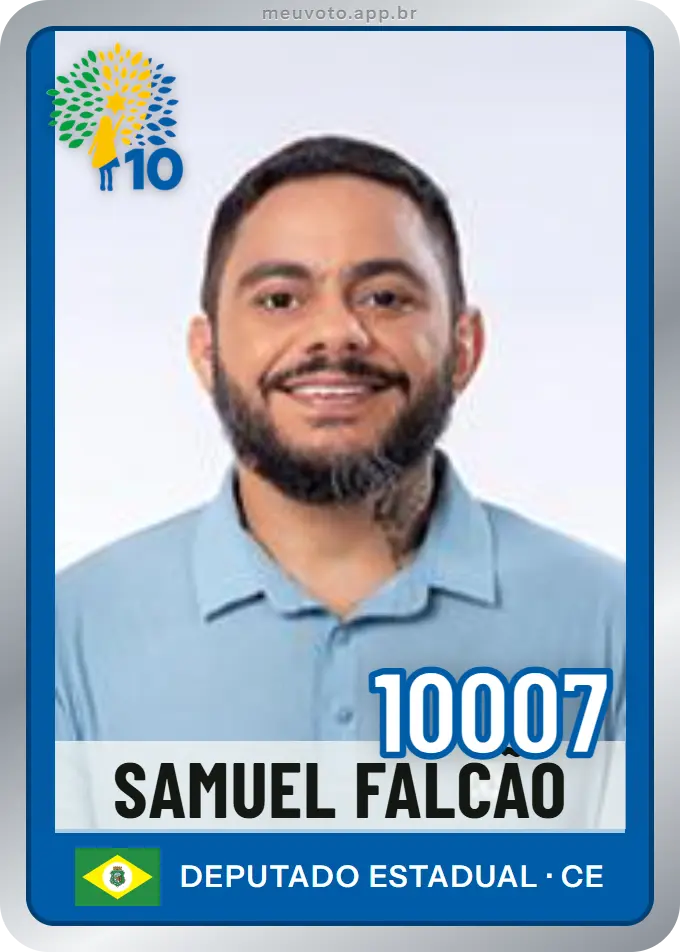Carta de Samuel Falcão, número 10007, Republicanos