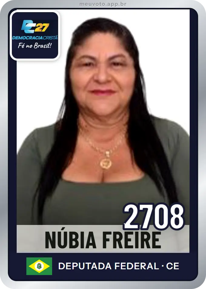 Carta de Núbia Freire, número 2708, DC