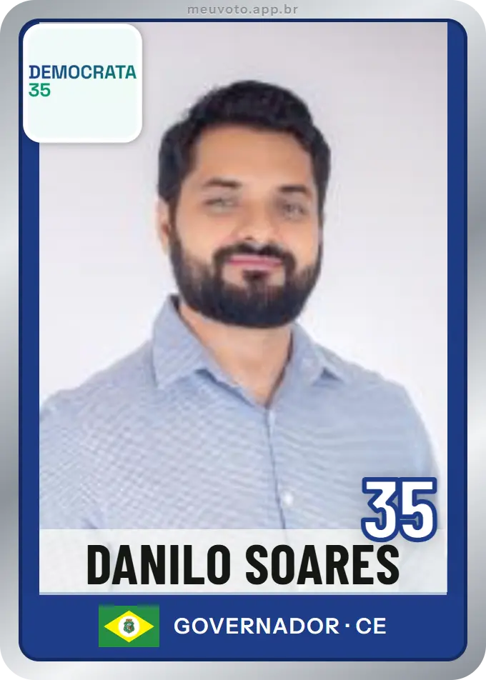 Carta de Danilo Soares, número 35, Democrata