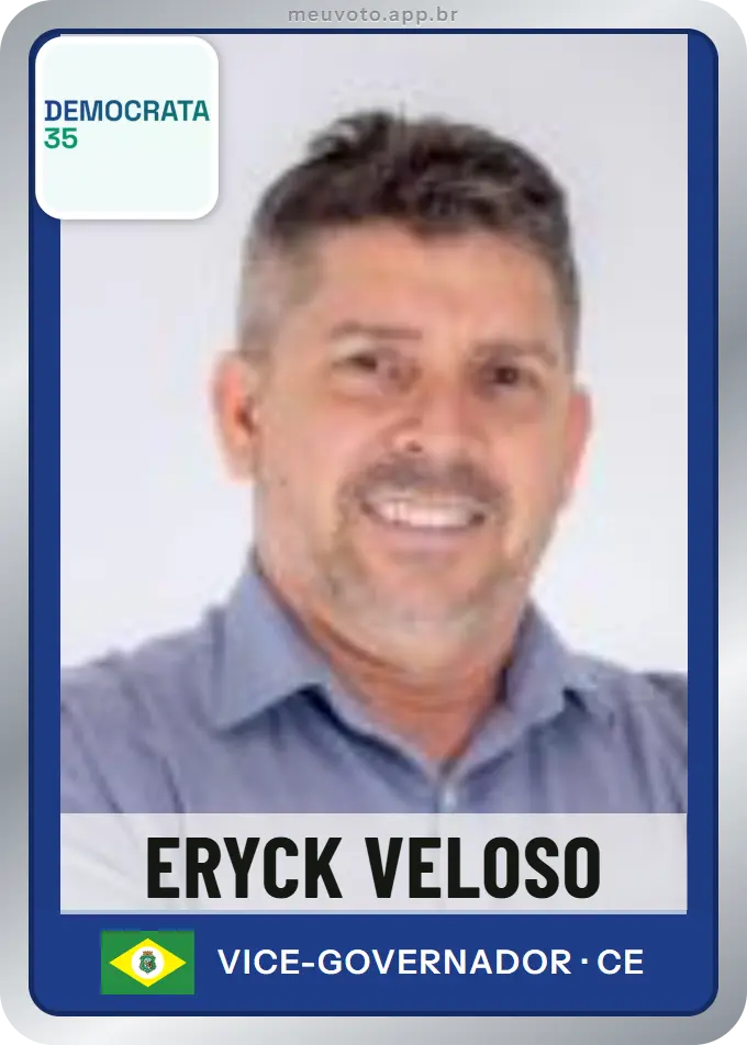 Carta de Eryck Veloso, Democrata