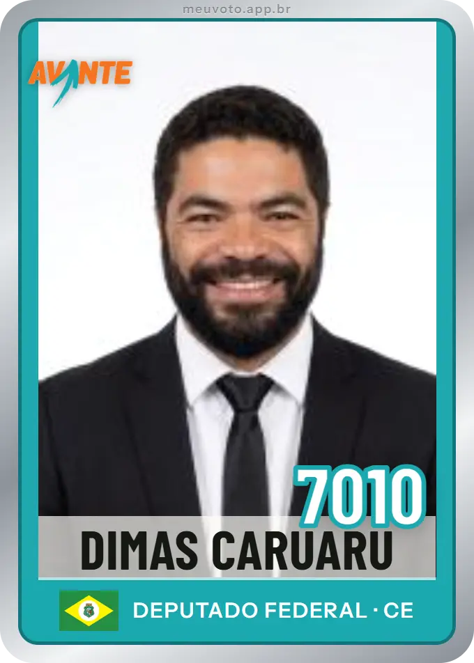 Carta de Dimas Caruaru, número 7010, Avante