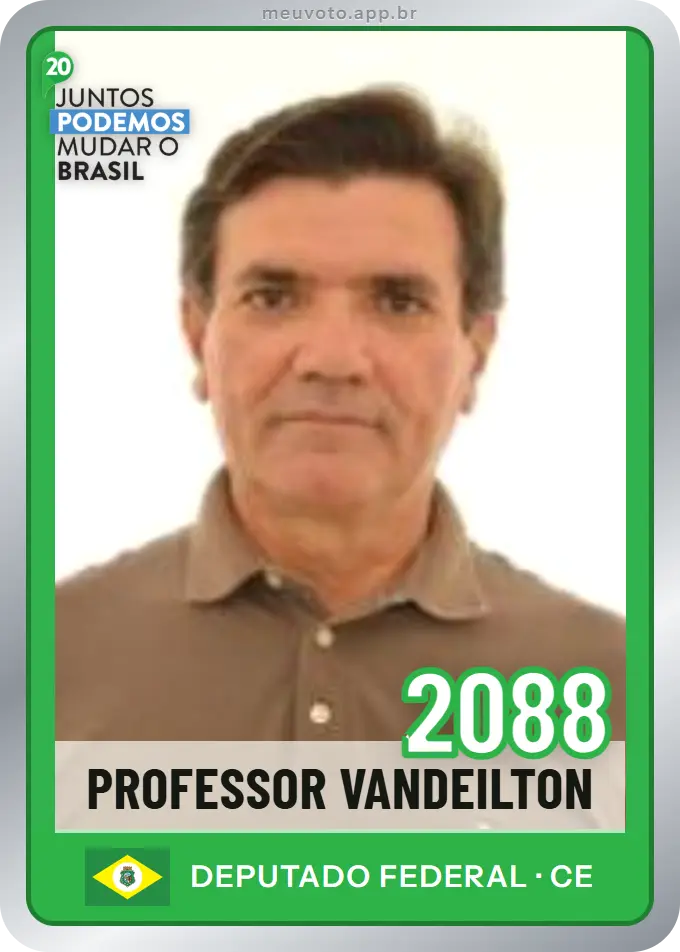Carta de Professor Vandeilton, número 2088, Podemos