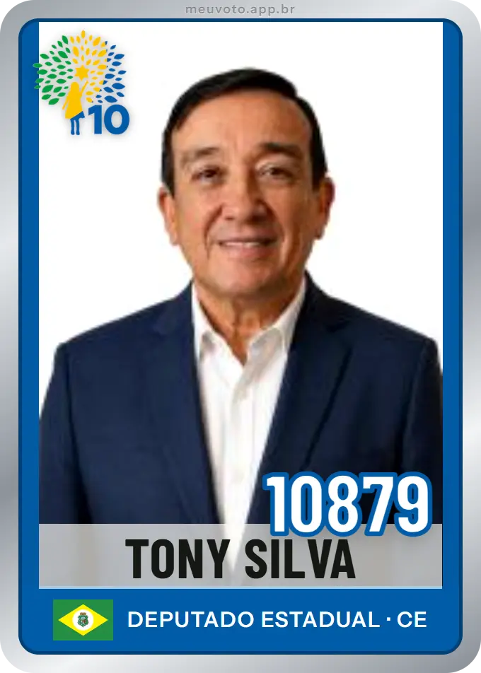 Carta de Tony Silva, número 10879, Republicanos