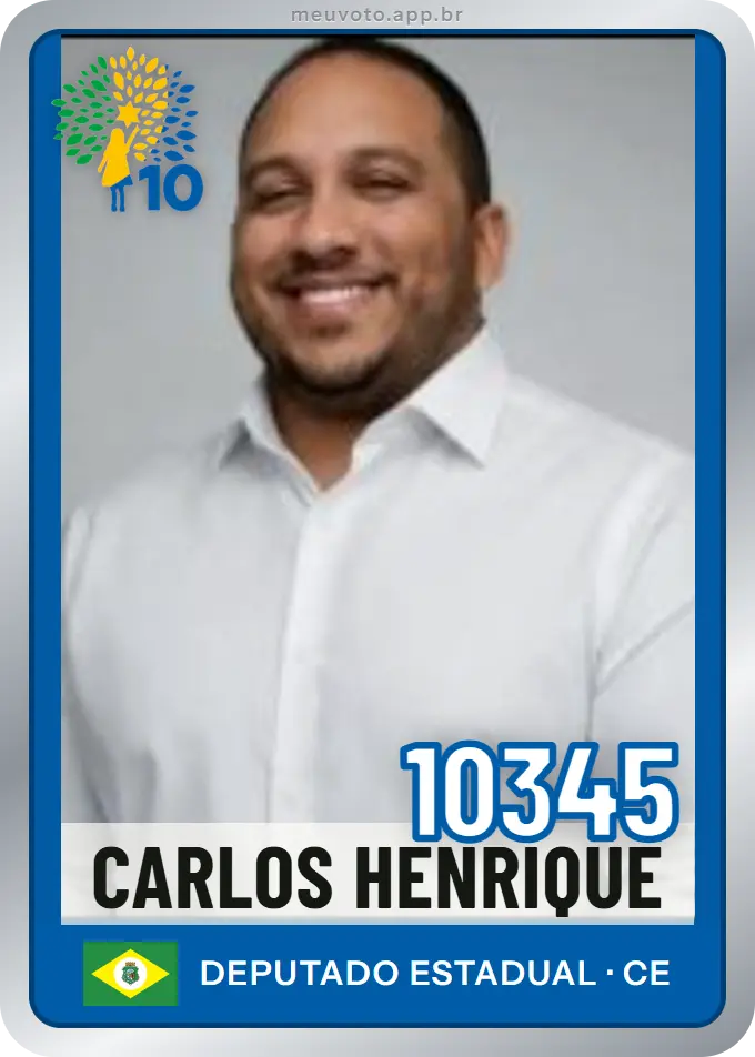 Carta de Carlos Henrique, número 10345, Republicanos