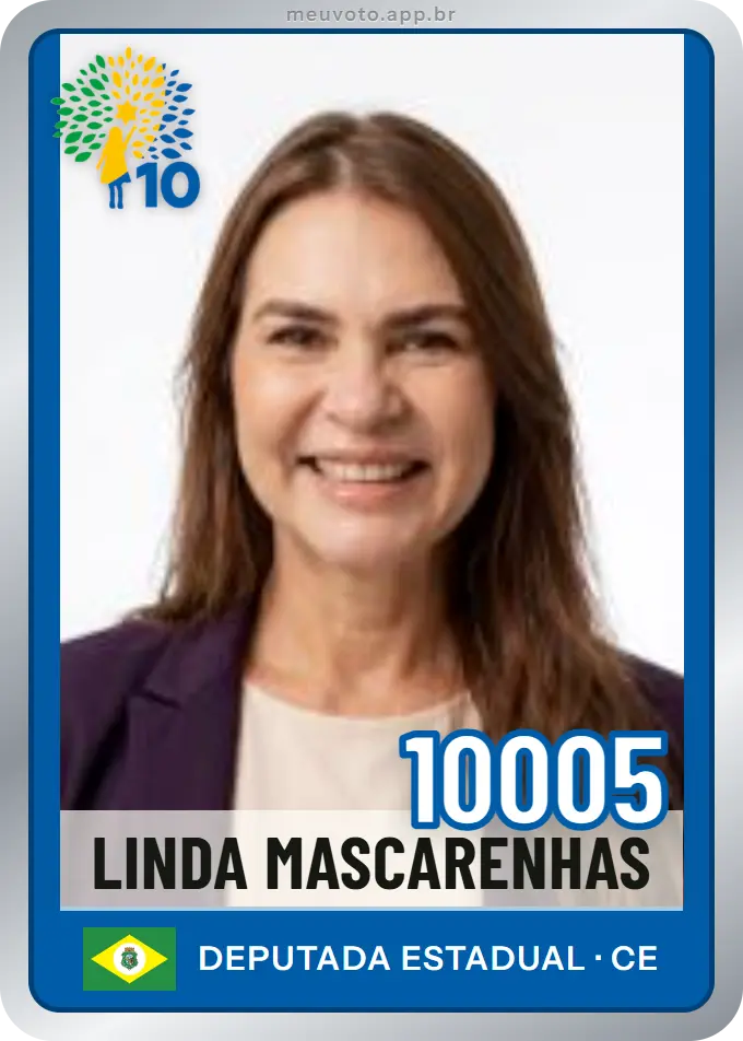 Carta de Linda Mascarenhas, número 10005, Republicanos